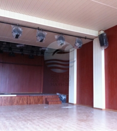 學校禮堂環保吸音（yīn）板裝（zhuāng）飾